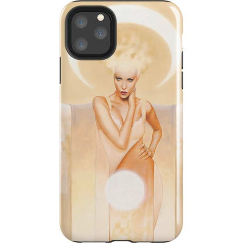 Moon Angel by LA Williams iPhone Cases